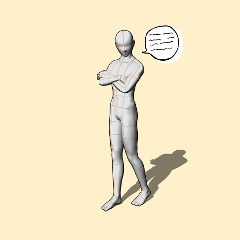 Walk and Talk Pose 5 - CLIP STUDIO ASSETS