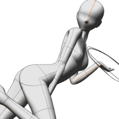 専用　クリスタ Foot armor (above the knee) - CLIP STUDIO ASSETS