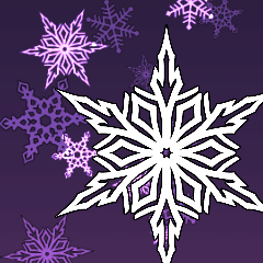 雪の結晶ブラシ Clip Studio Assets