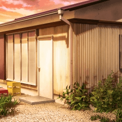 平屋 夕 みにくる背景素材日常編18 Bg012y Clip Studio Assets