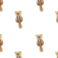 Otter Pattern 01 - CLIP STUDIO ASSETS