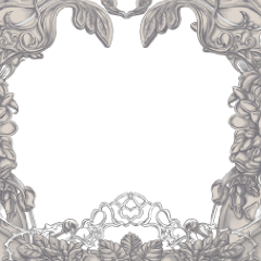 Circular rose frame - CLIP STUDIO ASSETS