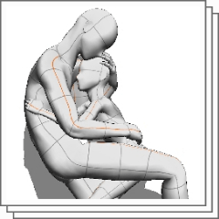 抱えて寝る2 - CLIP STUDIO ASSETS