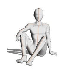 cool waiting pose 2 - CLIP STUDIO ASSETS