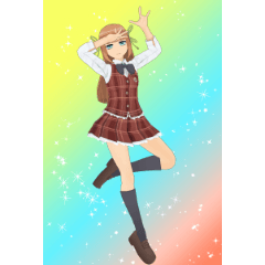 魔法少女ポーズ3 期間限定 Clip Studio Assets