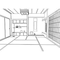 Free Background Material Japanese Style Room Clip Studio Assets