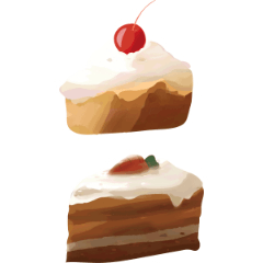two cake - CLIP STUDIO ASSETS