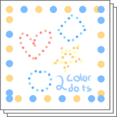 2 Colored Dots Brushes - CLIP STUDIO ASSETS