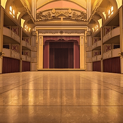 Background Material Gakuen Hen Stage Acschool004y Evening Clip Studio Assets