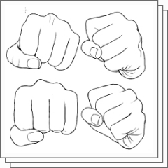 주먹 - CLIP STUDIO ASSETS