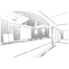 ホテルフロント Clip Studio Assets