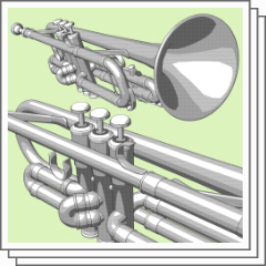 3d Trumpet Material Clip Studio Assets