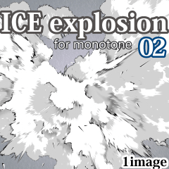 Ice explosion02 - CLIP STUDIO ASSETS