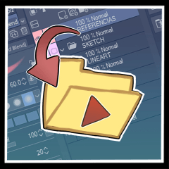 Automatic Action / Folders - CLIP STUDIO ASSETS