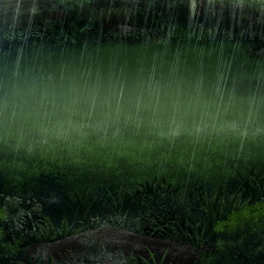 尼庫魯背景材料地牢 1 森林地牢woods Bf R 雨 Clip Studio Assets