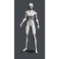 male normal body - CLIP STUDIO ASSETS