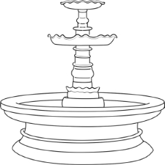 噴水 Clip Studio Assets