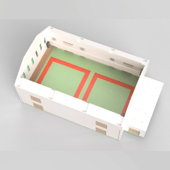 Precise judo hall (2 patterns) - CLIP STUDIO ASSETS