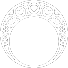 Heart Halo Ruler - CLIP STUDIO ASSETS