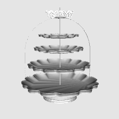 アフタヌーンティースタンド Clip Studio Assets