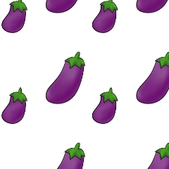 Eggplant Pattern 01 - CLIP STUDIO ASSETS