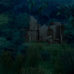 Background Material Nature Dungeon Hen Forest Ruins 034 Remains N Night Clip Studio Assets