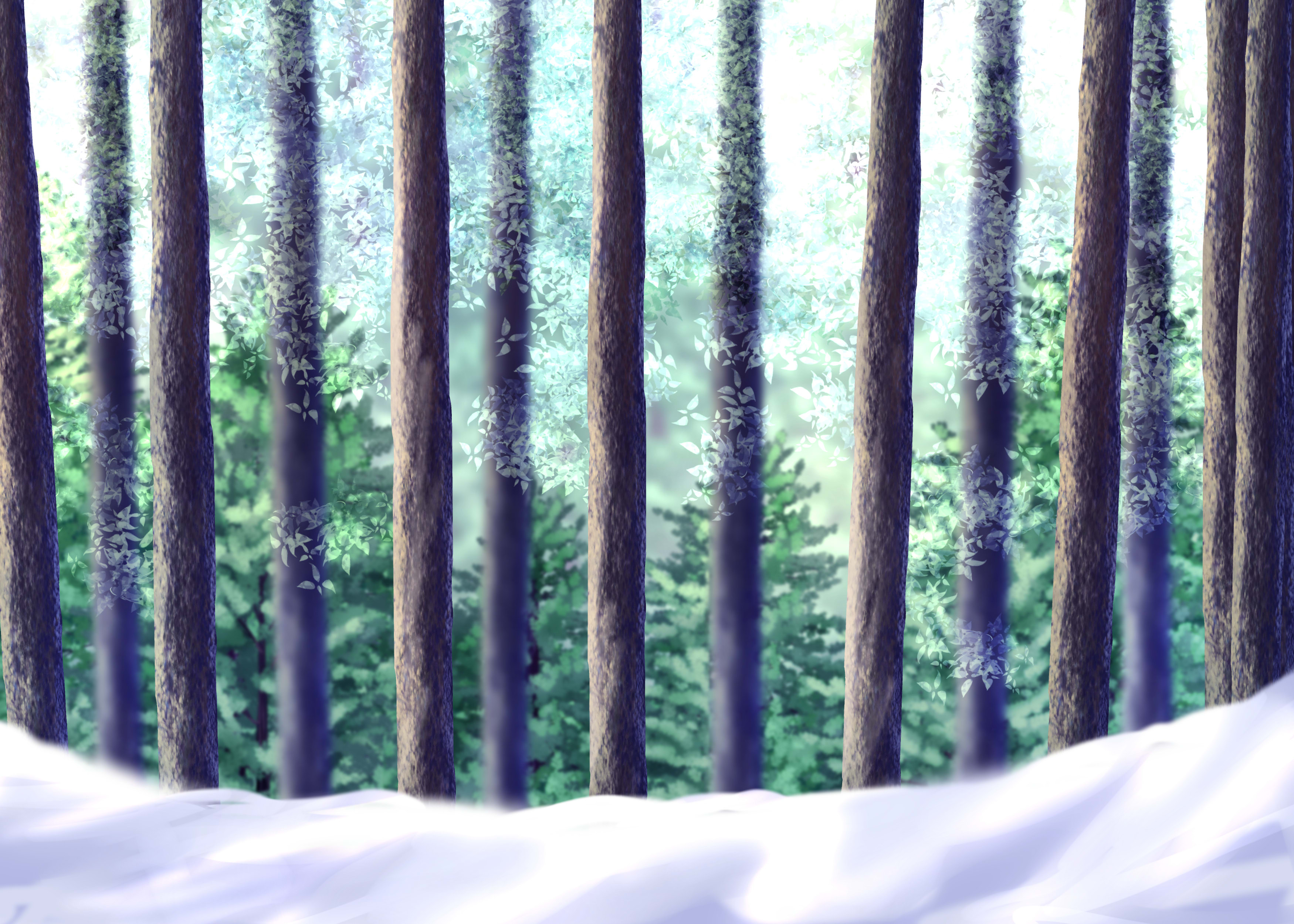 森の雪 Clip Studio Assets