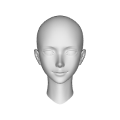 normal man head - CLIP STUDIO ASSETS