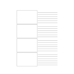 Storyboard template - CLIP STUDIO ASSETS