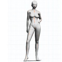 Standing Pose Model 02 Clip Studio Assets