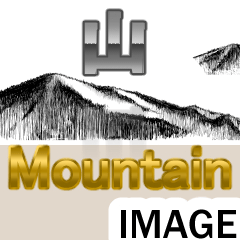 Mt. Raster large Image Mountain - CLIP STUDIO ASSETS