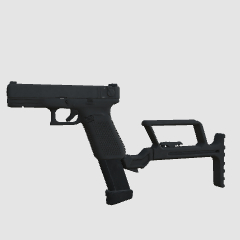 Glock 18C Glock18C - CLIP STUDIO ASSETS