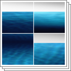 Ocean Pattern Pack of 4 - CLIP STUDIO ASSETS