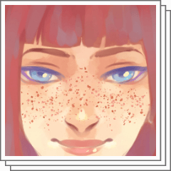 Freckles そばかす Clip Studio Assets