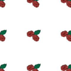 Rose Pattern 01 - CLIP STUDIO ASSETS