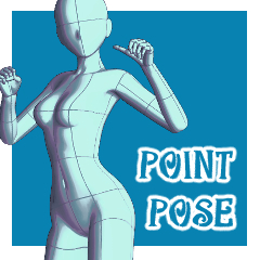 Point Pose - CLIP STUDIO ASSETS