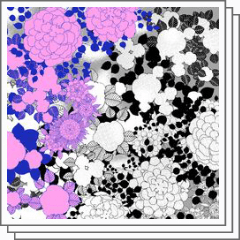 ふわふわ花ブラシ詰め Clip Studio Assets