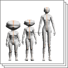 Body shape prototype U33 - CLIP STUDIO ASSETS
