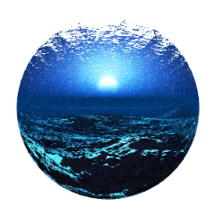海中世界 (夕) 天球 - CLIP STUDIO ASSETS