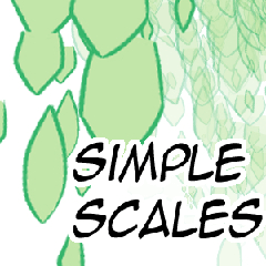 Simple Scales Brush - CLIP STUDIO ASSETS