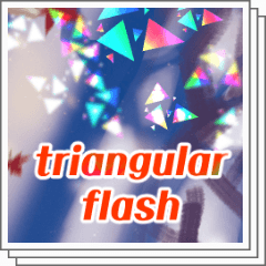 triangular flash - CLIP STUDIO ASSETS