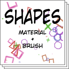 Shapes, brush and pattern - CLIP STUDIO ASSETS