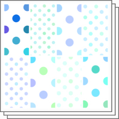 Random Dot Pattern Set_Early Summer - CLIP STUDIO ASSETS