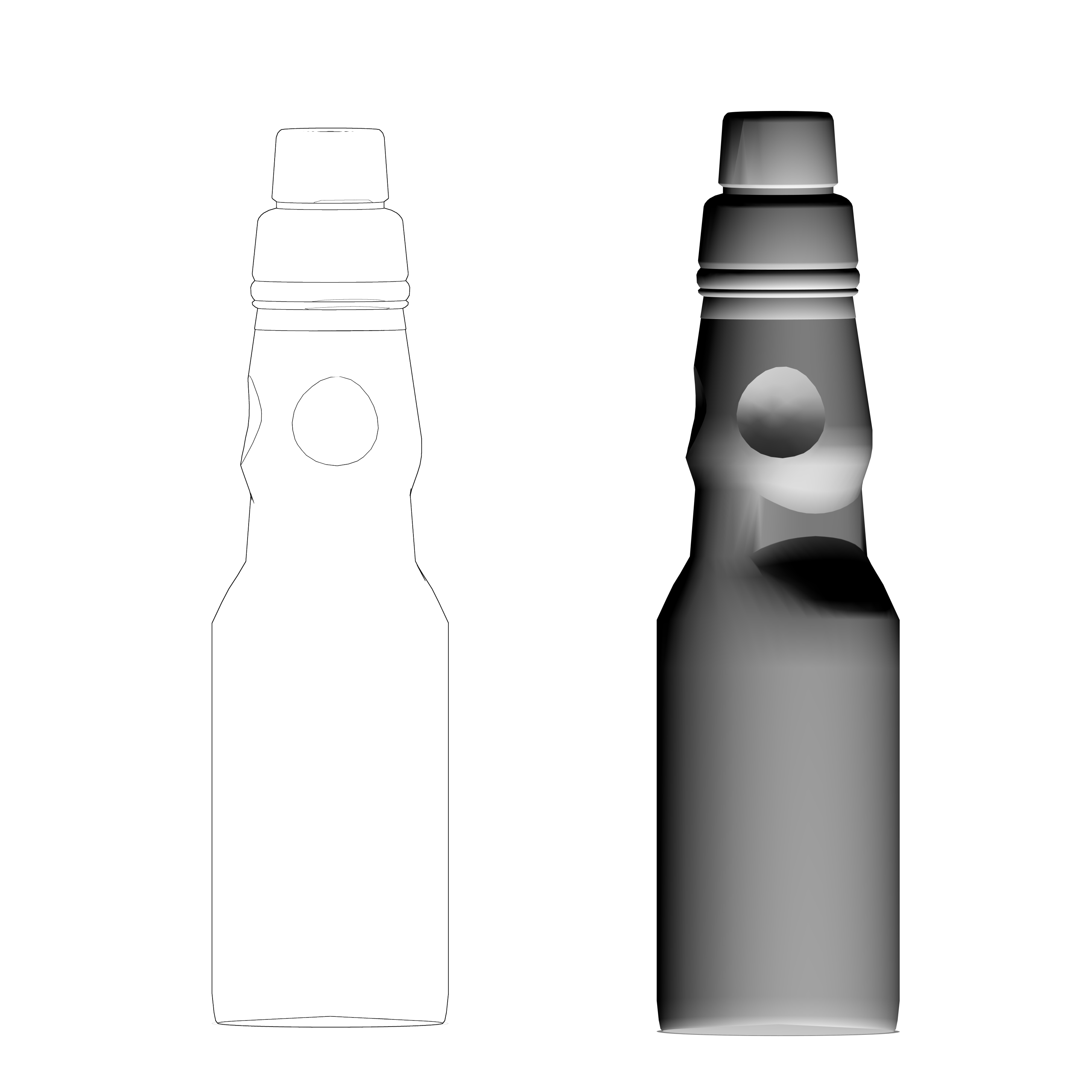 A Bottle Of Soda Clip Studio Assets