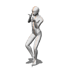 挑発のようなポーズ Clip Studio Assets