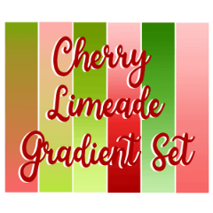 Cherry Limeade Gradient Set - CLIP STUDIO ASSETS