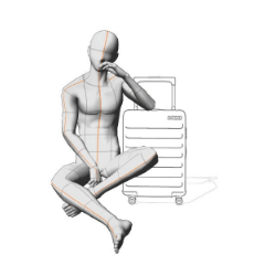 Cool waiting pose - CLIP STUDIO ASSETS