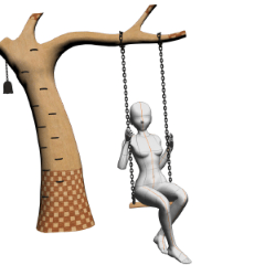 swing pose - CLIP STUDIO ASSETS