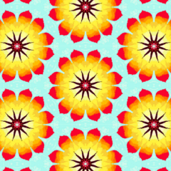 Flower Pattern Tile - CLIP STUDIO ASSETS