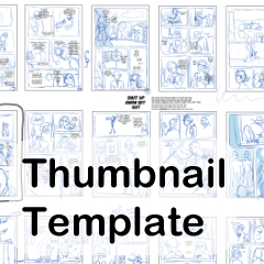 Comic Thumbnail Template - CLIP STUDIO ASSETS